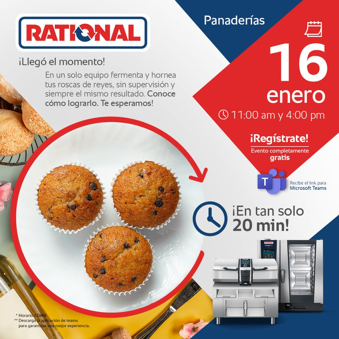 Fermenta y Hornea en un solo equipo Rational