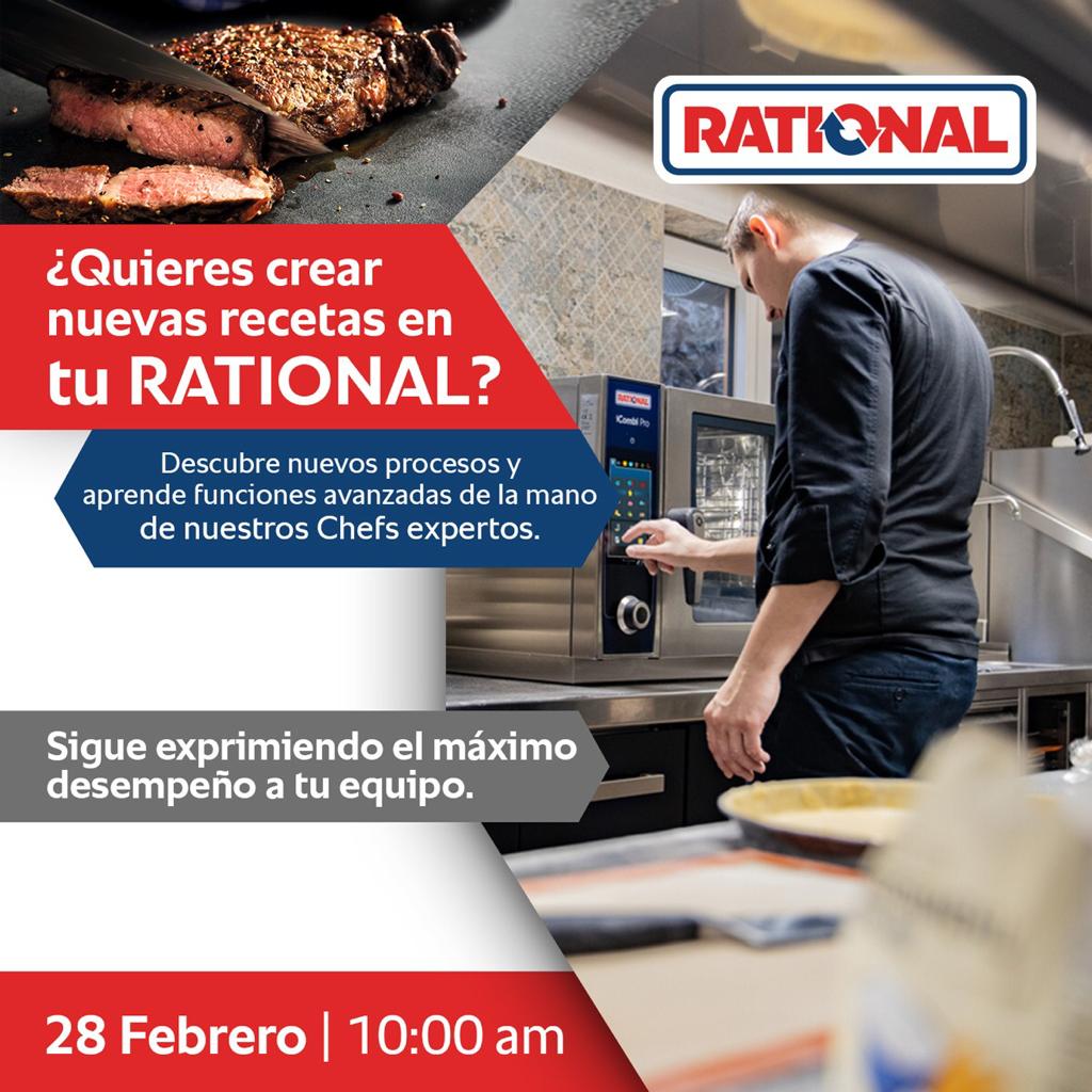 Crea Nuevas Recetas en tu RATIONAL!