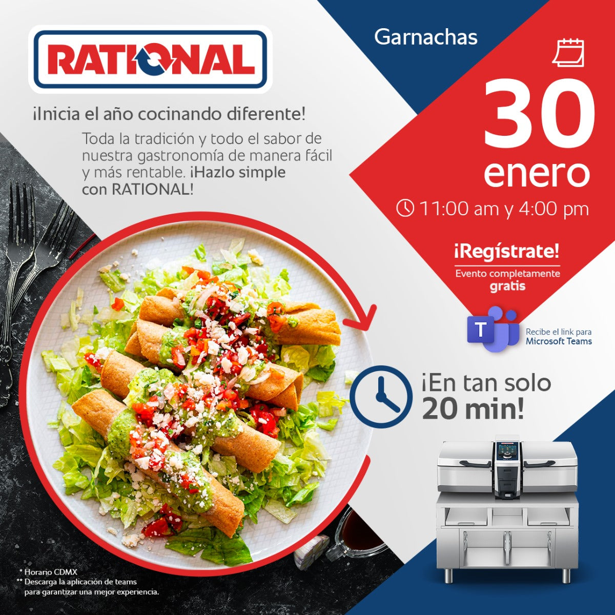 Cocina de manera diferente con Rational