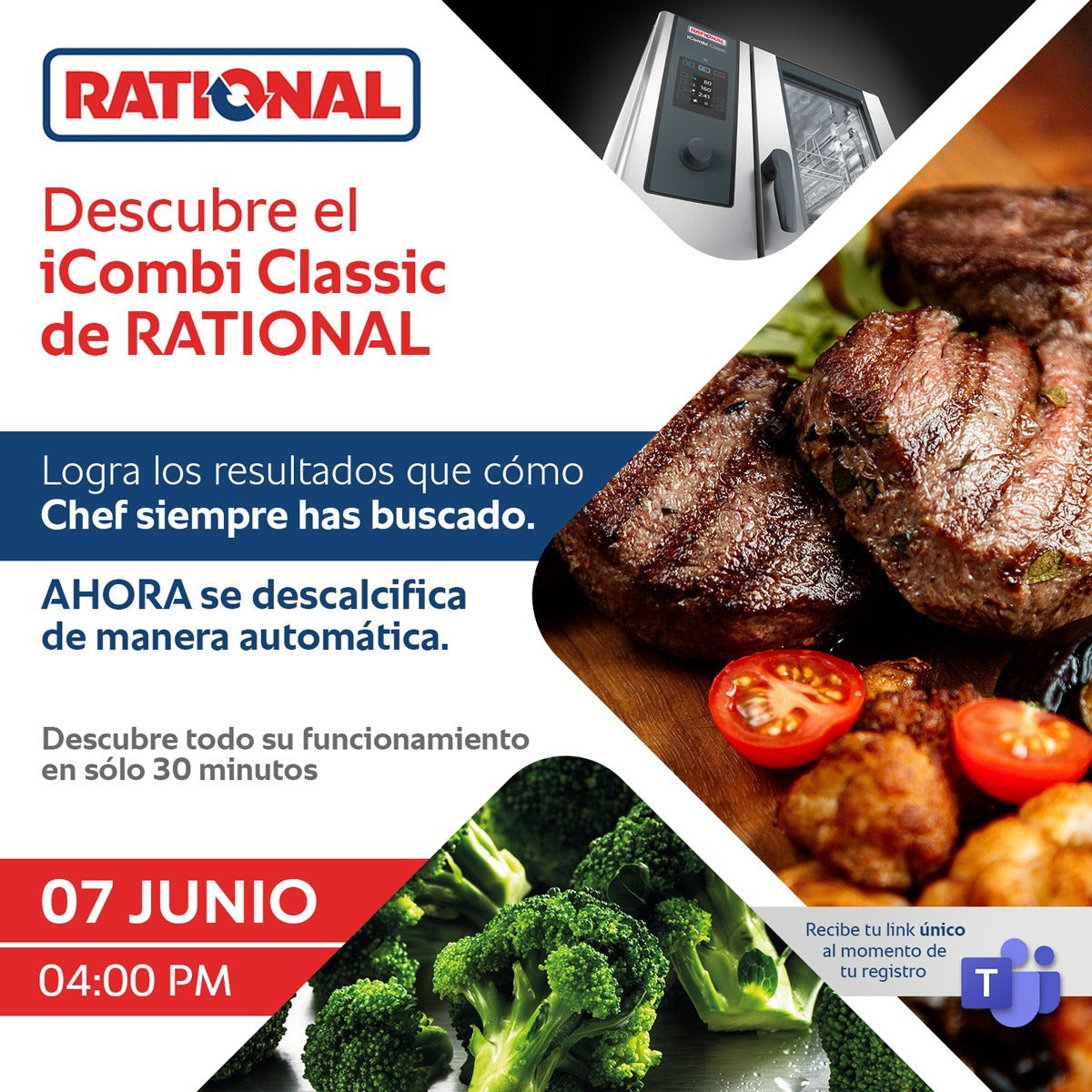 Rational iCombi Classic Descubre todo su Funcionamiento!