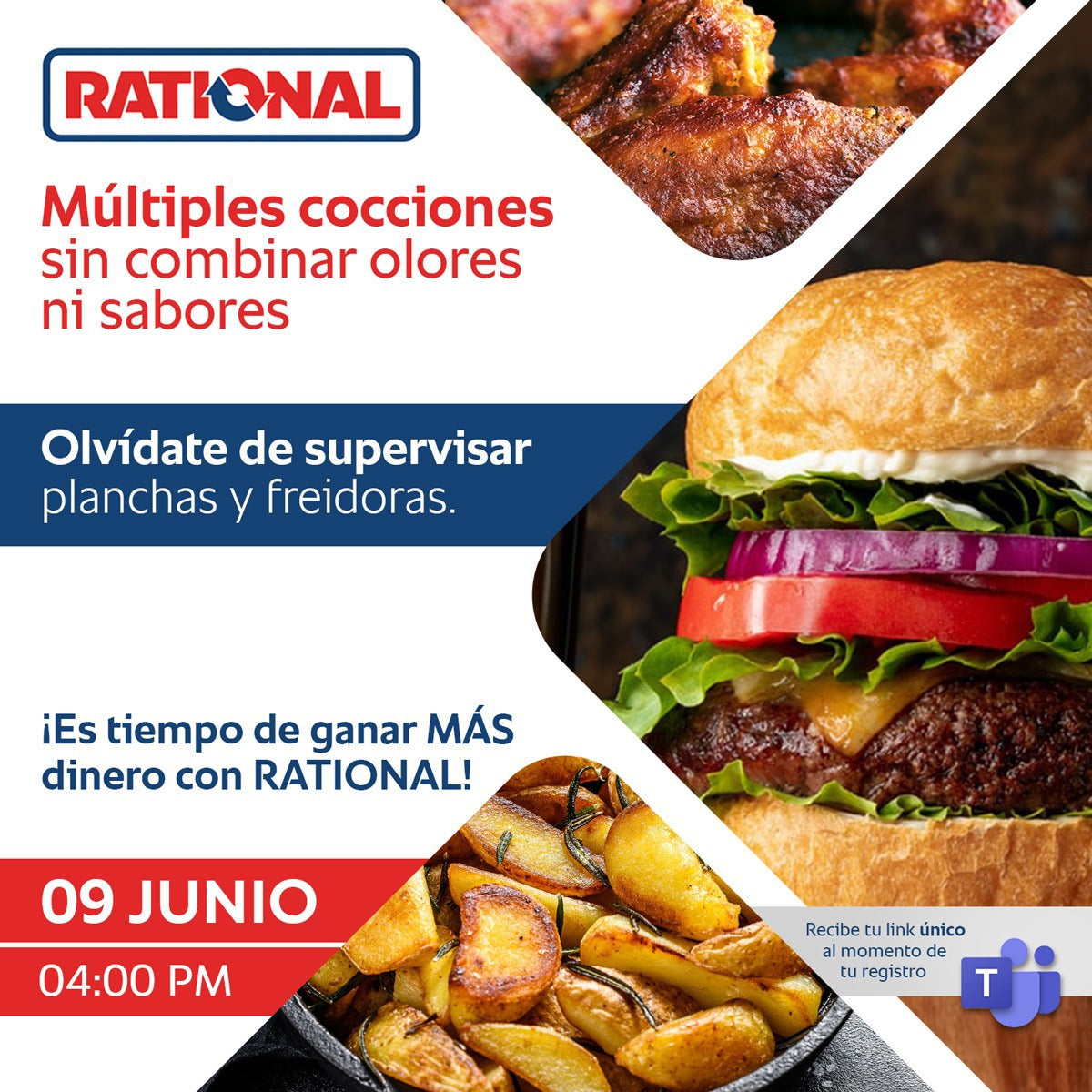 Rational iCombi Snacks - Olvídate de Supervisar!