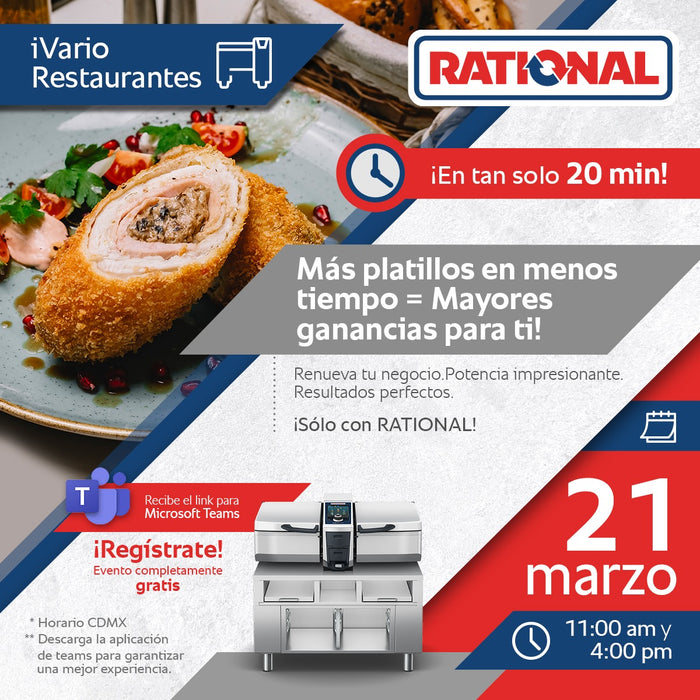 Mas platillos en menos tiempo 🍽️