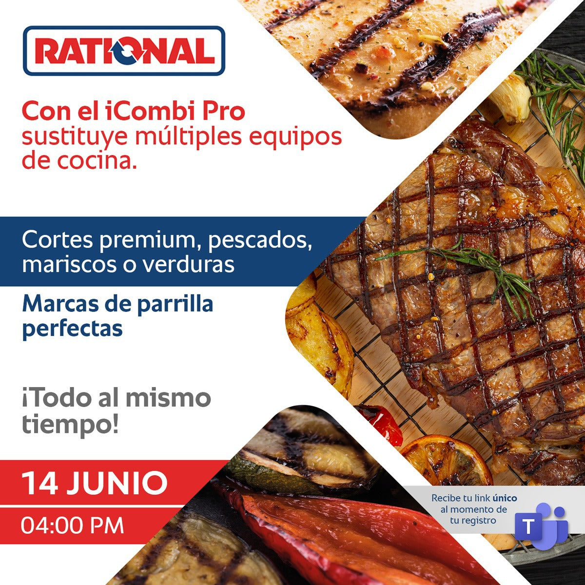 Rational iCombi Pro Parrilla