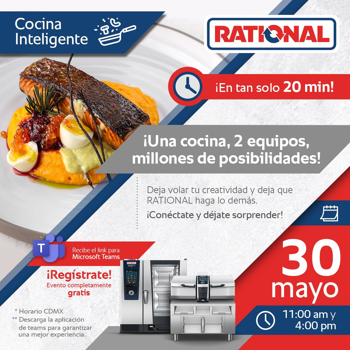 ¡Una cocina, 2 equipos, millones de posibilidades!