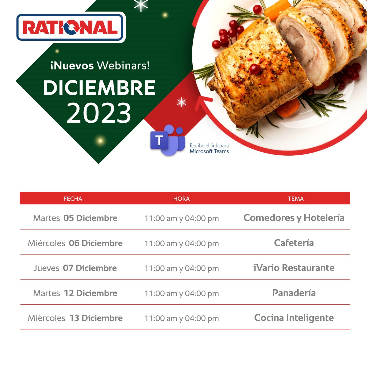 Eventos Diciembre 2023