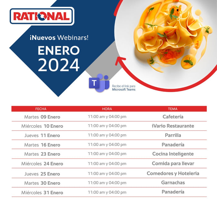 ¡Nuevos Webinar! Rational Enero 2024