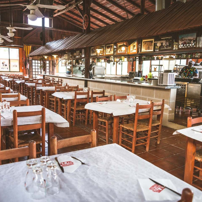 vista de un restaurante elegante