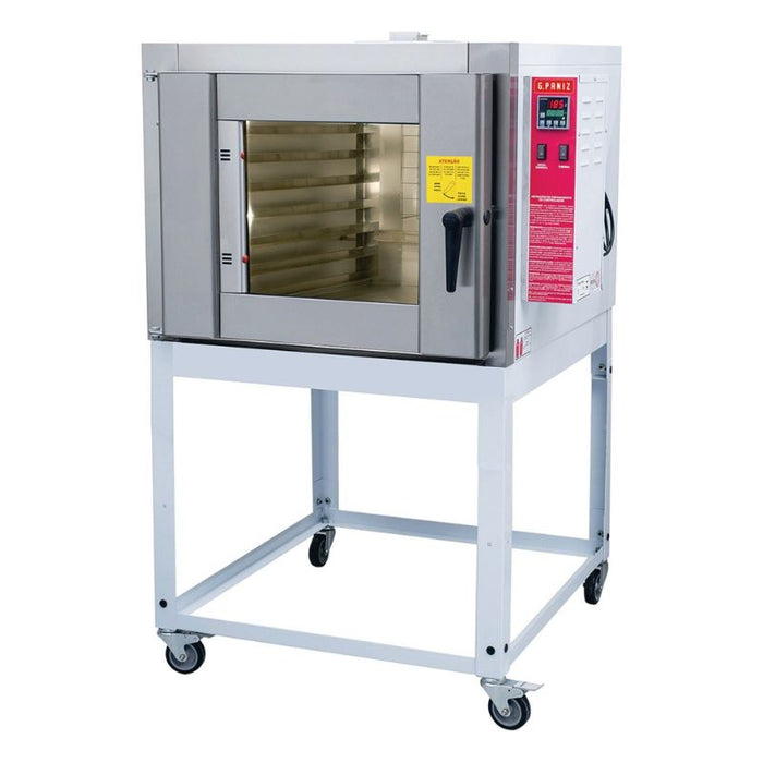 G.Paniz FTE150 Horno Turbo Electrico para 5 Charolas Acero Sae 1020