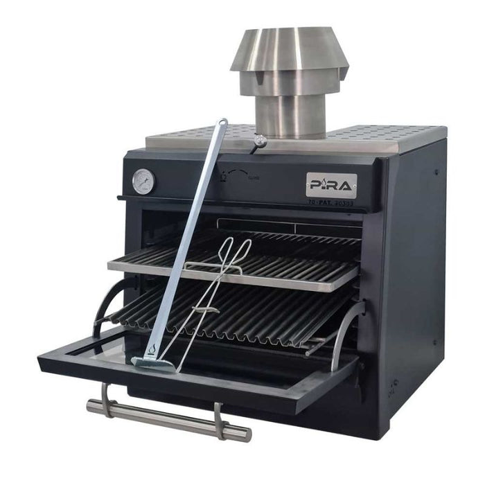 Pira 450.101 Horno 70 black para carbón y leña 85 comensales