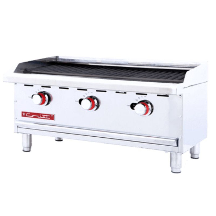 CORIAT ACH-3 DE MESA PETIT Asador a gas, con 3 parrillas reversibles.