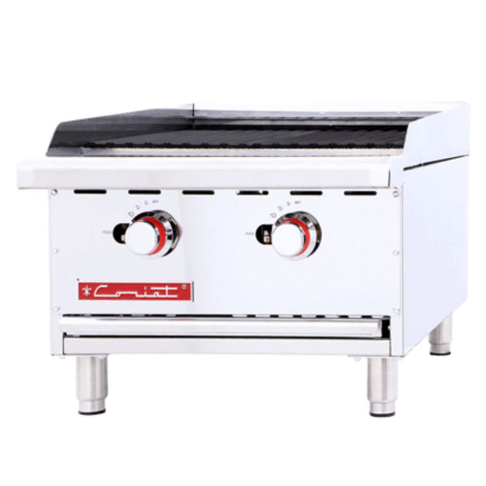 CORIAT ACV-2 DE MESA MASTER Asador a gas, con 2 parrillas reversibles.