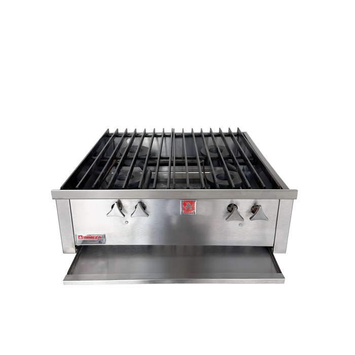 INMEZA 4Qi Parrilla Linea Comercial 4 Quemadores 70 x 70 cm