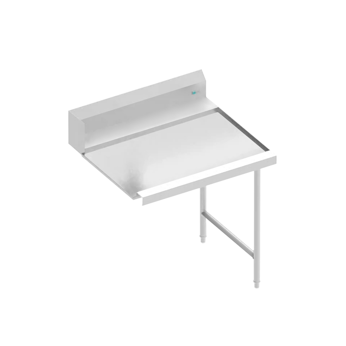 ASBER ADCT-36R Mesa de salida lavavajillas de capota derecha 36"