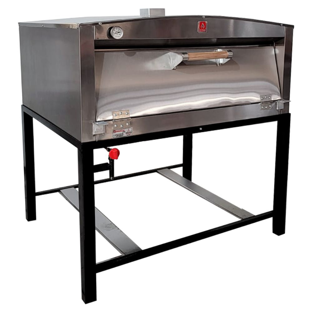 Inmeza hpe2 horno Pizza 1 gaveta acero inoxidable