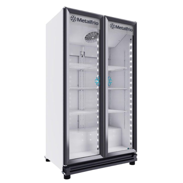 METALFRIO RB550 Refrigerador Vertical de Dos Puertas Full Gass 24 Ft.