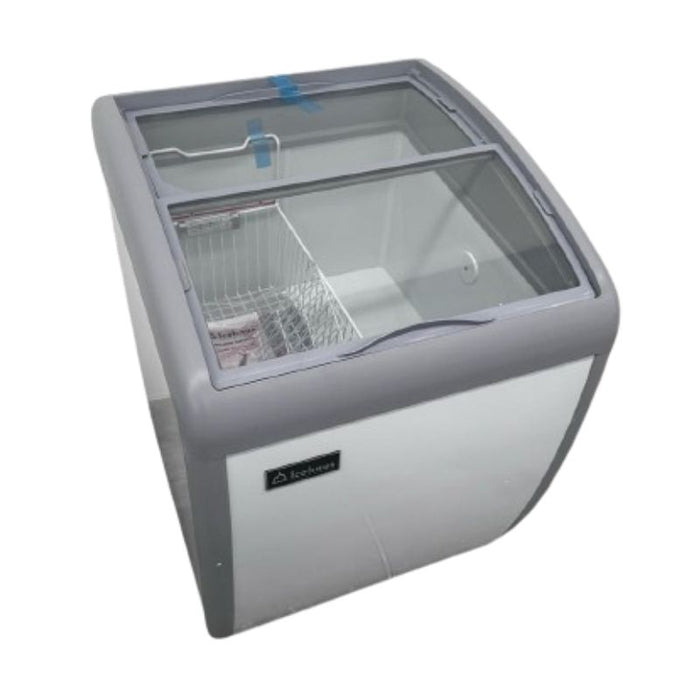 ICEHAUS CHPC-160 Congelador paletero de puerta de cristal de 160 L