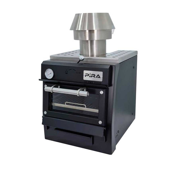 Pira 400.101 Horno 50 black para carbón y leña 45 Comensales