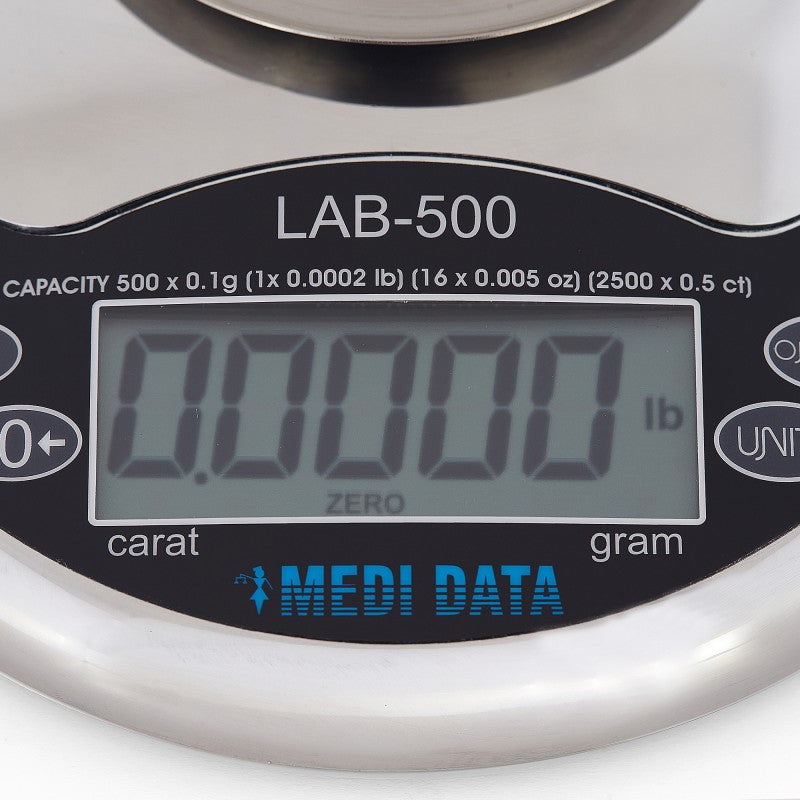 Torrey Lab 500 Medidata Báscula Gramera Plato Acero Inoxidable 500 Gr Inmeza