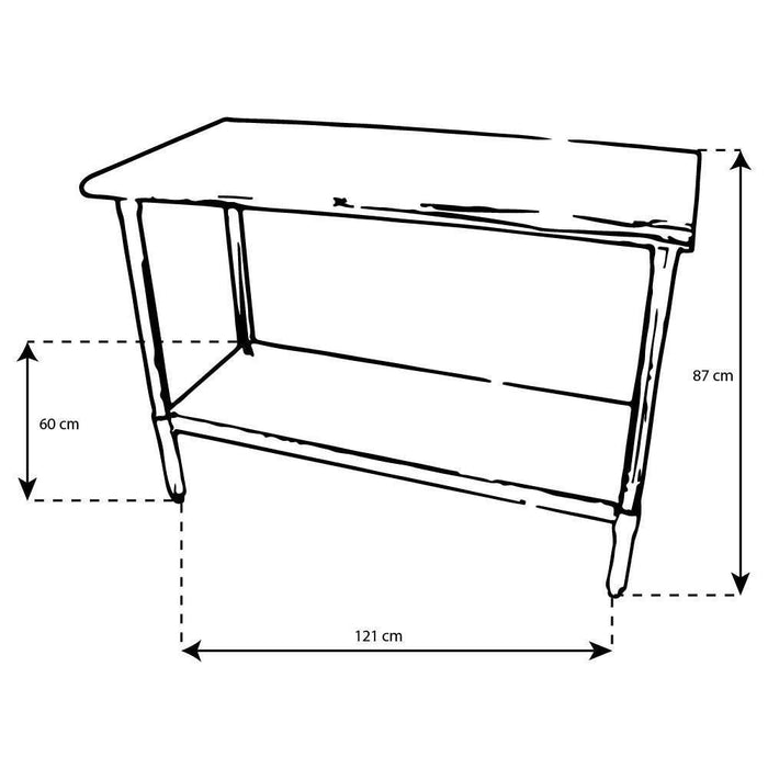 BLAZER MAI 24x48 Mesa de Acero Inoxidable de 24 x 48pulg Envío por cobrar General BLAZER 