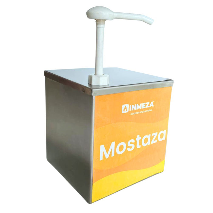 INMEZA CBD4L cajon bomba dispensador acero inoxidable 4L