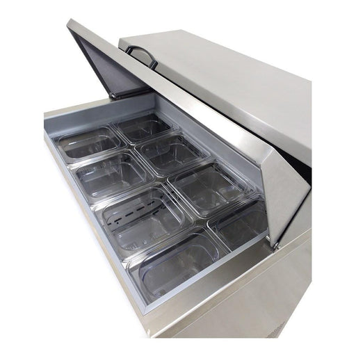 ASBER APTS-27-8-M Mesa Refrigerada Ensaladas 6 1/6 2 1/9 incl. 6.1 pies3 Envio Cobrar Mesas Refrigeradas ASBER 