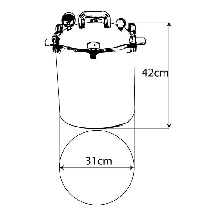 ALL AMERICAN 941 Olla de presión de 41.5 Qts Aluminio Envío Gratis Esterilizador All American 