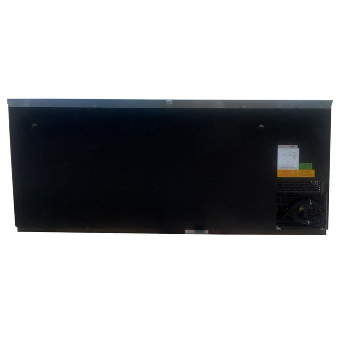 ASBER ABBC-68-HC Refrigerador Contrabarra Vinil Negro 2 Puertas Solidas 26.3 Pies3 Envio Cobrar Refrigeracion ASBER 