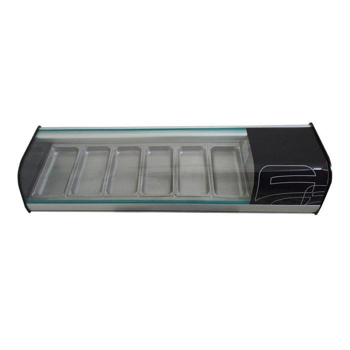 ASBER ACTC-55 Vitrina Refrigerada para Sushi o Ingredientes de Mesa 6 1/3 Envio por Cobrar Vitrinas / Exhibidores ASBER 