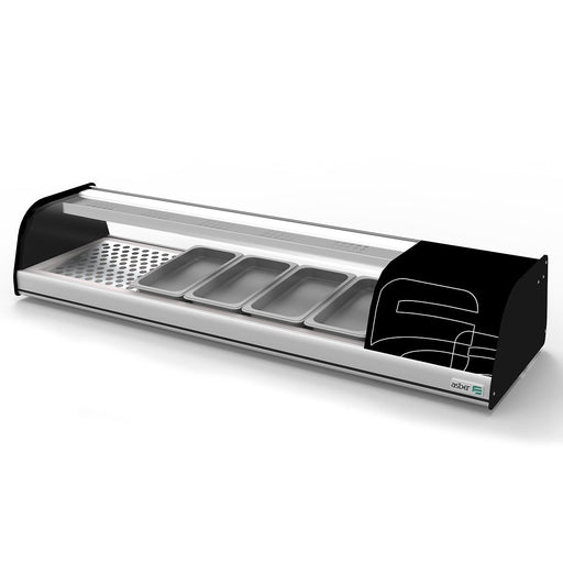 ASBER ACTC-55 SL Vitrina Refrigerada Sobre Mostrador para Sushi o Ingredientes Envío por Cobrar Vitrinas / Exhibidores ASBER 