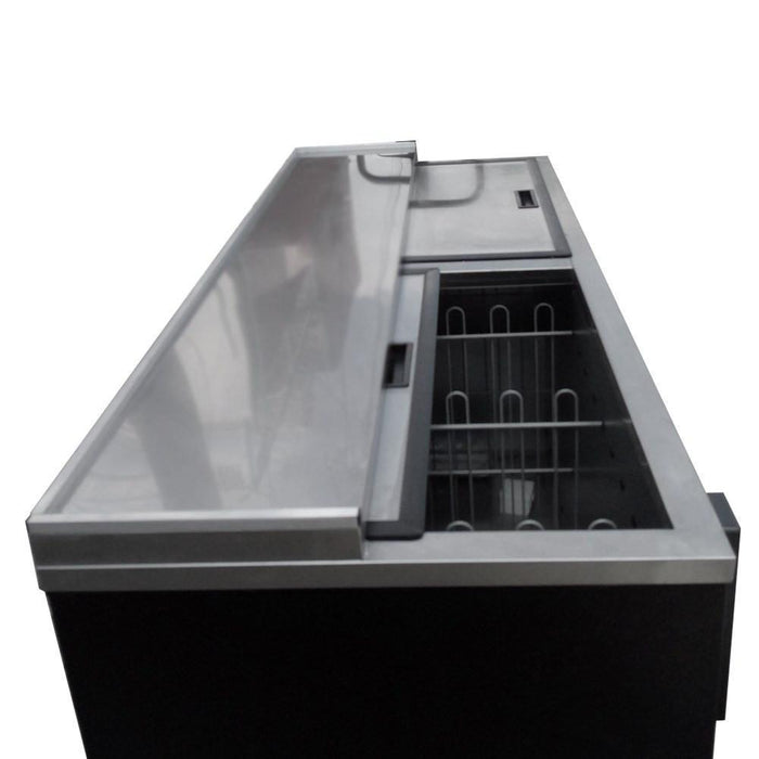 ASBER ADBC-65-HC Botellero en Vinil Negro 2 Puertas Acero Inoxidable 20 Pies3 Envio Cobrar Refrigeracion ASBER 