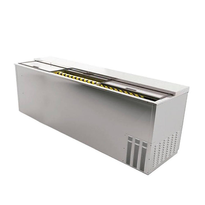 ASBER ADBC-94-S-HC Botellero Acero 3 Puertas 30 Pies3 Envio Cobrar Refrigeracion ASBER 