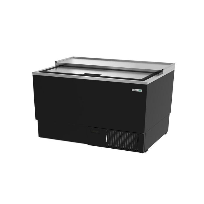 ASBER AGF-36-HC Congelador Glass Froster en Vinil Negro Puerta Solida Envío por Cobrar Refrigeracion ASBER 