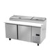 ASBER APTP-67 Mesa Refrigerada de Preparación para Pizza 2 Puertas 115 V Envío Cobrar Mesas Refrigeradas ASBER 