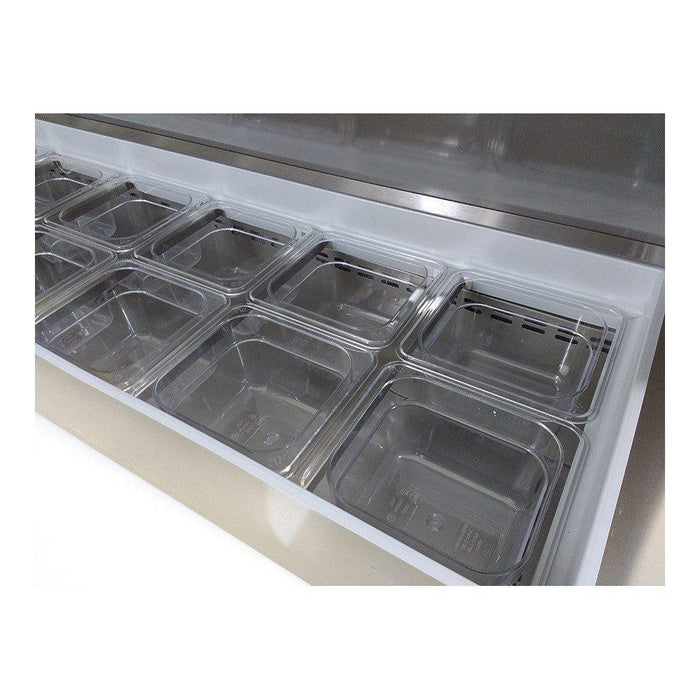 ASBER APTS-60-16 Mesa Refrigerada Ensaladas 16-1/6 Envio Cobrar Mesas Refrigeradas ASBER 