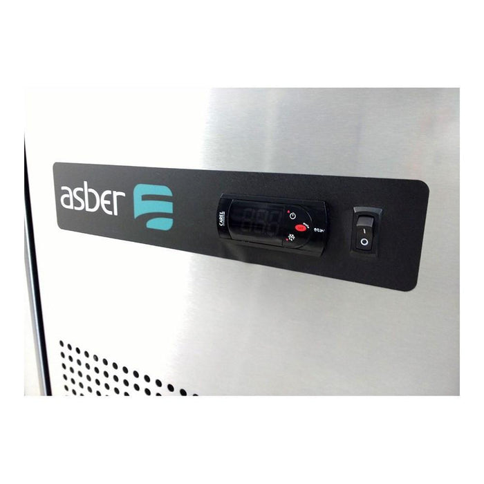 ASBER ASTR-60 Mesa Refrigerada 2 puertas Solidas 9 Pies3 Acero Inoxidable Envío Cobrar Mesas Refrigeradas ASBER 