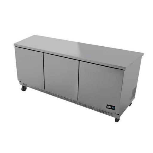 ASBER AUTR-72 Mesa Refrigerada Bajo Mostrador 3 Puertas Solidas 18.2 Pies3 Acero Envio Cobrar Mesas Refrigeradas ASBER 