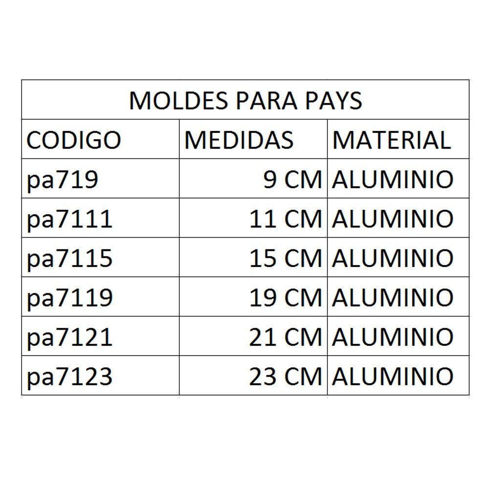 Bak PA7136 Molde redondo pastel aluminio #36 Envío por Cobrar – INMEZA
