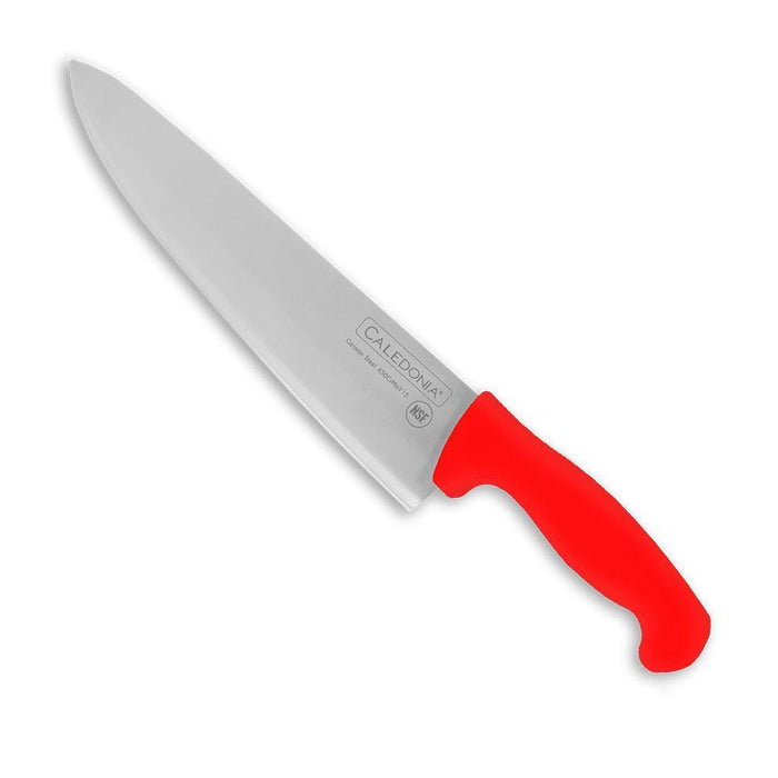 Caledonia CACHE-10R Paquete 12 Cuchillos Chef Profesional Ergonómico 10 Pulgadas Cuchillo Caledonia 