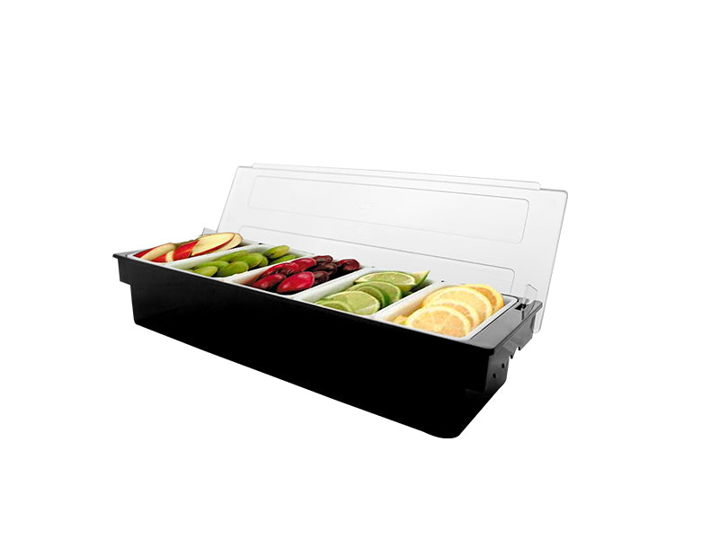 Caja Condimentos 4 Compartimientos Tapa Caledonia CACO-4