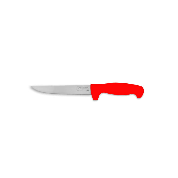 Cuchillo Deshuesador Recto 8" Rojo Caledonia CADER-8R