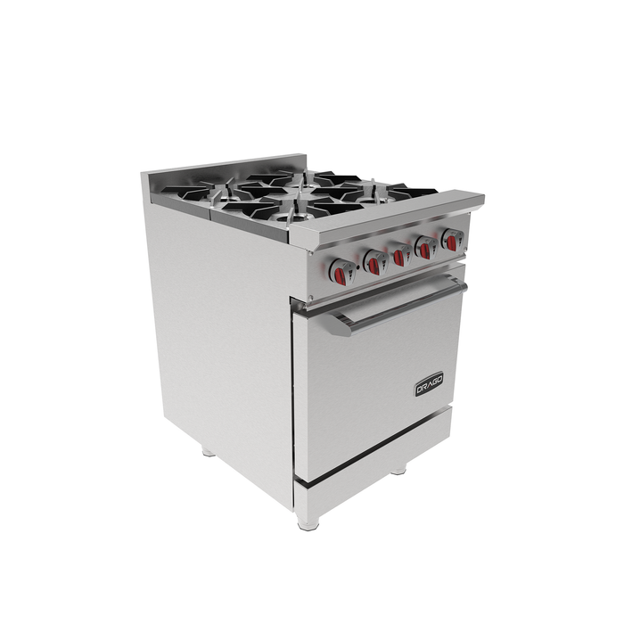 DRAGO CG-41 Estufa con 4 quemadores y horno