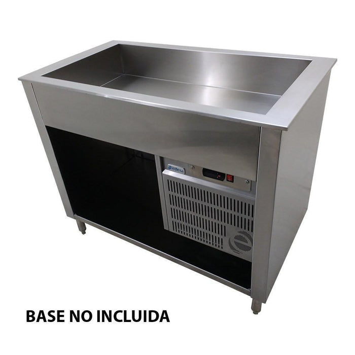 EDESA DRFB-311-CU Mesa fría con Tina Refrigerada para 3 Enteros 110V Envio Cobrar Refrigeracion EDESA 