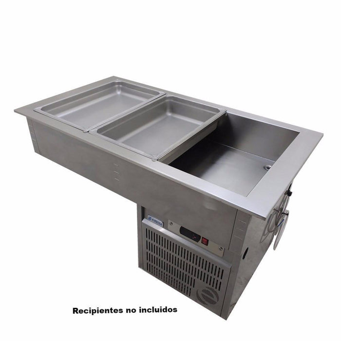 EDESA DRFB-311-CU Mesa fría con Tina Refrigerada para 3 Enteros 110V Envio Cobrar Refrigeracion EDESA 