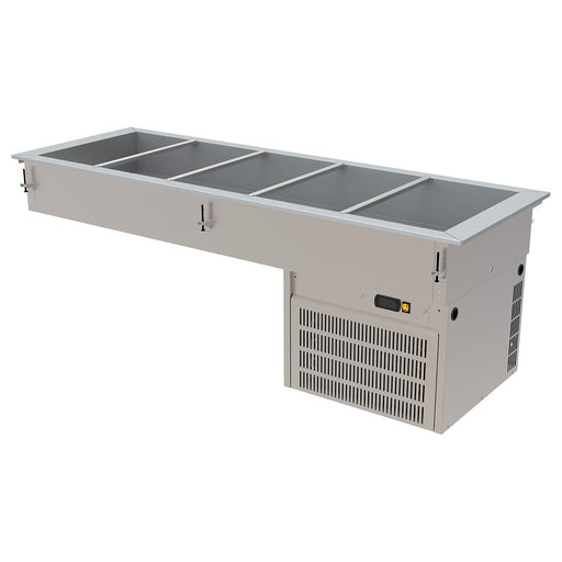 EDESA DRFB-511-CU Mesa fría con Tina Refrigerada para 5 Enteros 110V Envio Cobrar Refrigeracion EDESA 