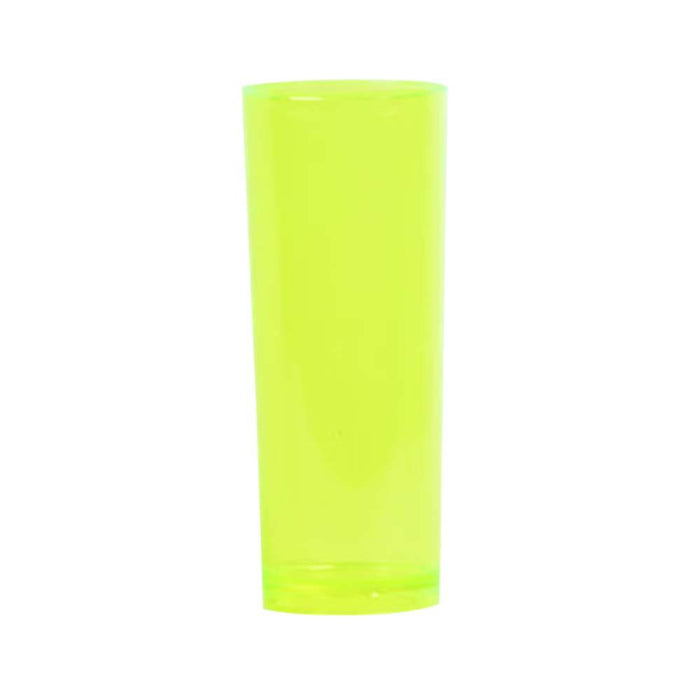 Besthelg 21313-A Vasos de Policarbonato Fluorescentes Amarillos (CAJA CON 100 PIEZAS)