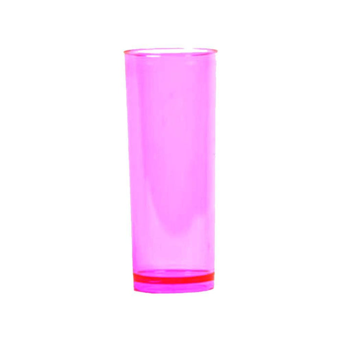 Besthelg 21313-R Vasos de Policarbonato 12 oz ROSAS (CAJA CON 100 PIEZAS)