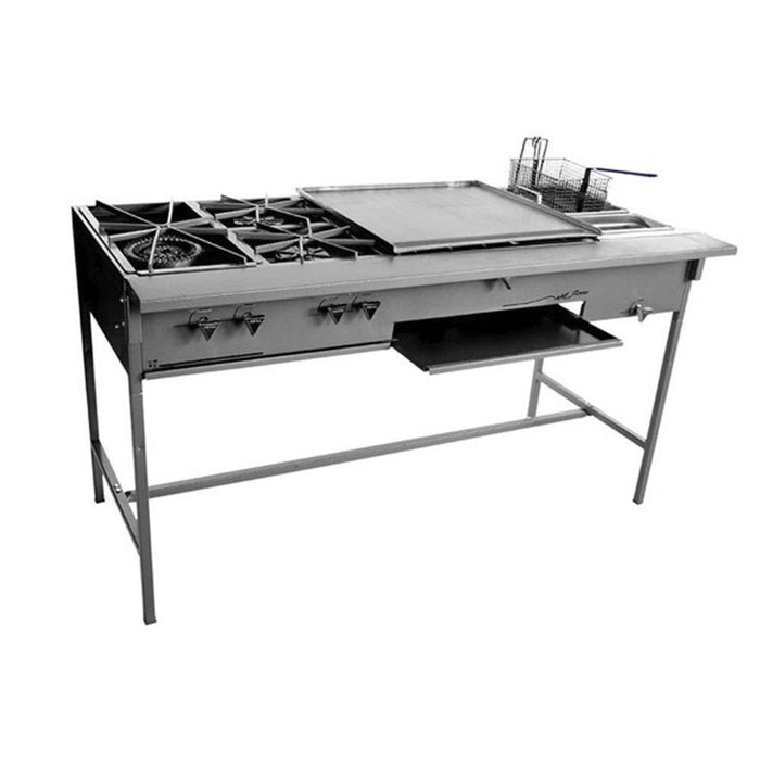 Ferro 16543010 Parrilla Plancha Freidora 3 lt Gas LP Ferro