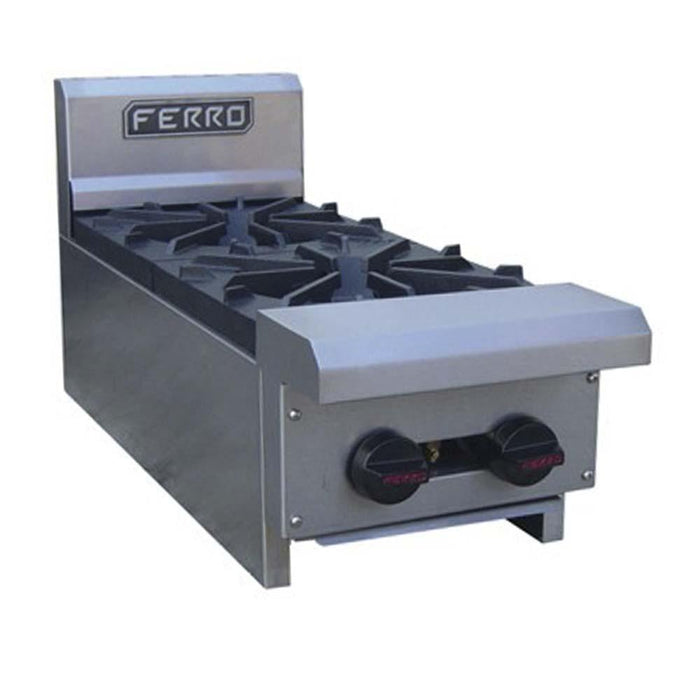 Ferro 23151122 Parrilla 2 Quemadores Gas LP Acero Inoxidable Ferro