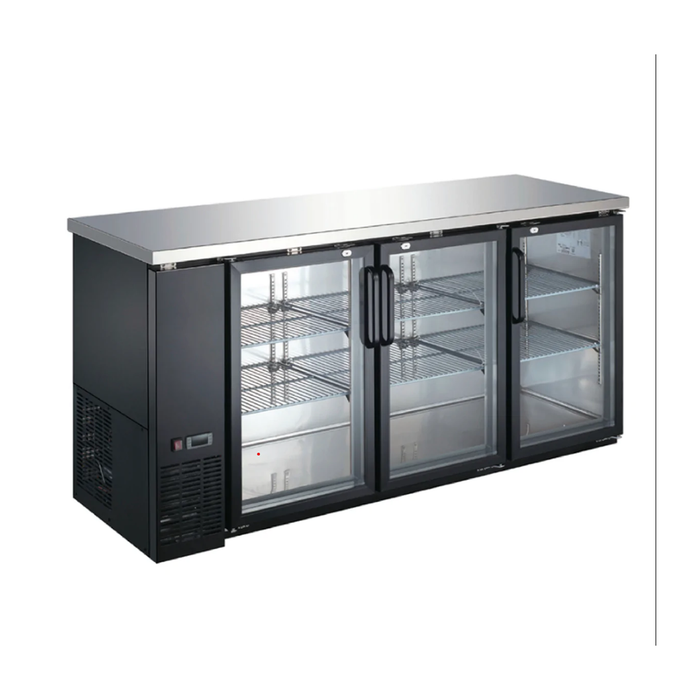 ICEHAUS CBR-3PC-SS-01 Contra Barra Refrigerada 185 x 62 x 91