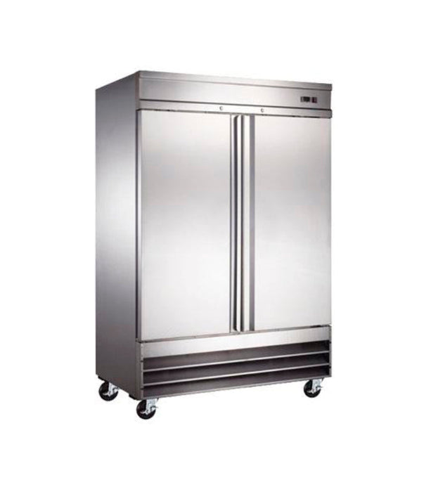 ICEHAUS RV-2PS-SS-01 Refrigerador en Inoxidable 2 Puertas Sólidas